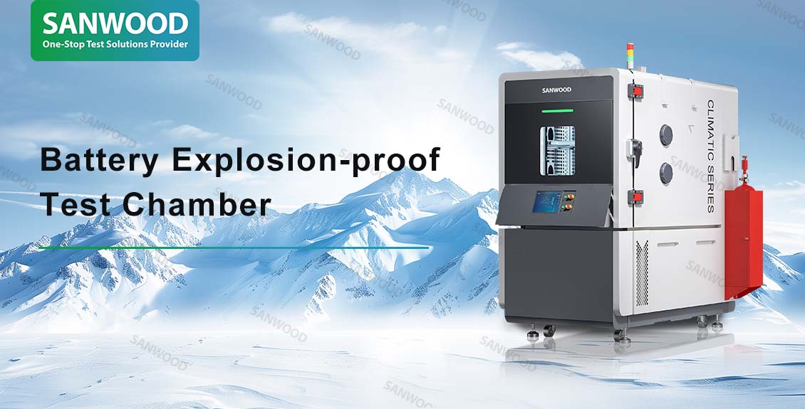 IEC 60086-4 Battery Test - SANWOOD TECHNOLOGY BATTERY EXPLOSION PROOF TEST CHAMBER