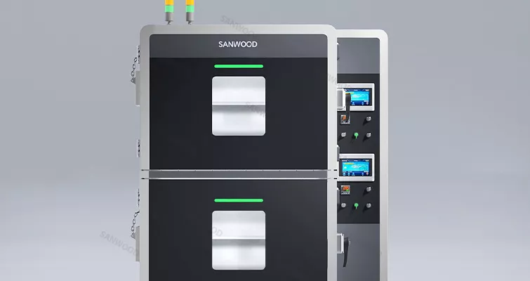 Double-layer Battery Test Chamber