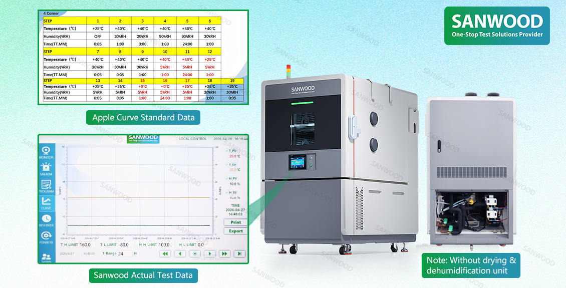 Sanwood Technology Temperature Humidity Test Chamber: 168-hour Stable Operation Without Frost Under Low Humidity