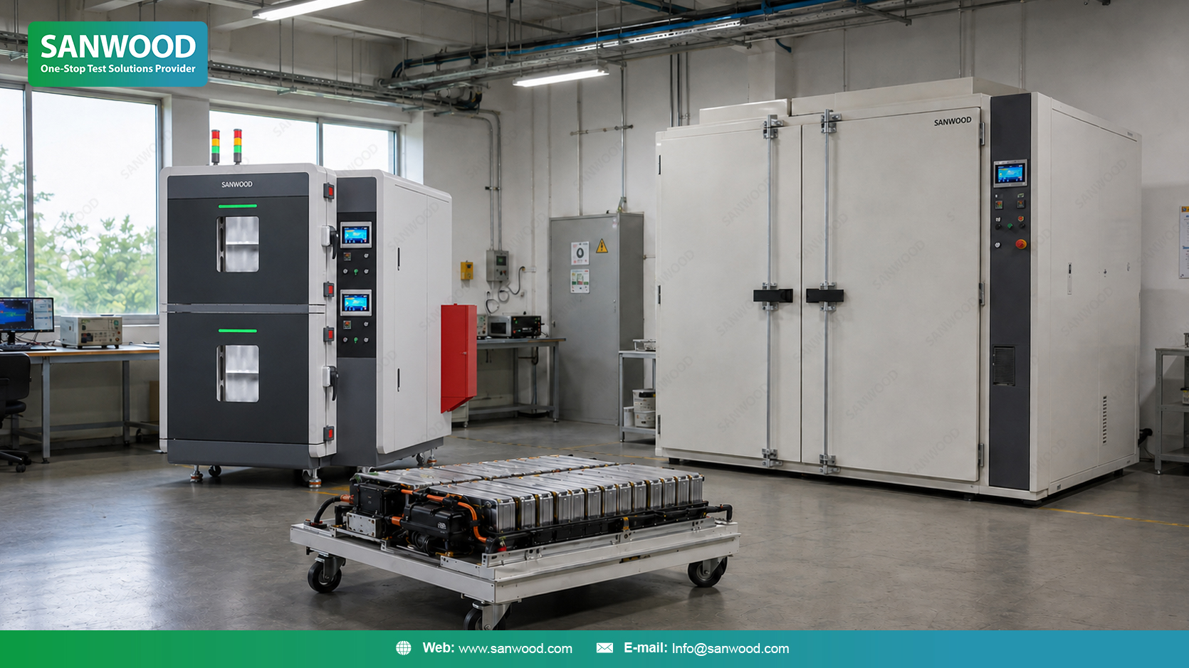 Battery Test Chamber Sizing Guide for EV & ESS | SANWOOD